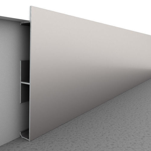 Silberfarbene Zierleiste - PLADEYESO - Alu-Stock SA - Aluminium / rechteckig / Dekor