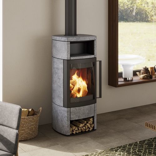 Holz-Kaminofen - JENA - HASE Kaminofenbau GmbH - 6 kW / Multibrennstoff / bodenstehend