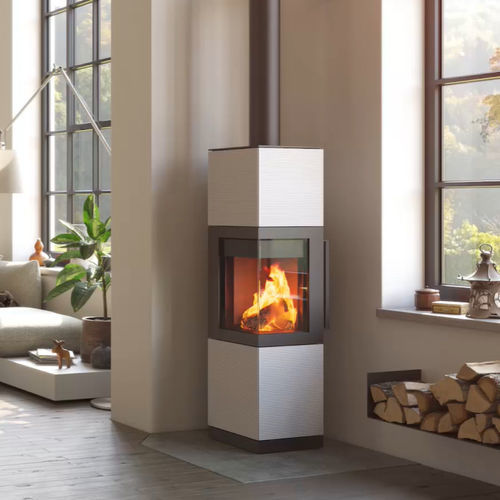 Holz-Kaminofen - LHASA - HASE Kaminofenbau GmbH - 8 kW / Multibrennstoff / freistehend