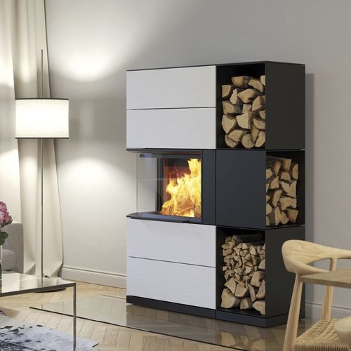 Holz-Kaminofen - PADUA 160 - HASE Kaminofenbau GmbH - 9 kW / Multibrennstoff / freistehend