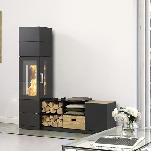 Holz-Kaminofen - SENDAI 155 - HASE Kaminofenbau GmbH - 7 kW / Multibrennstoff / freistehend