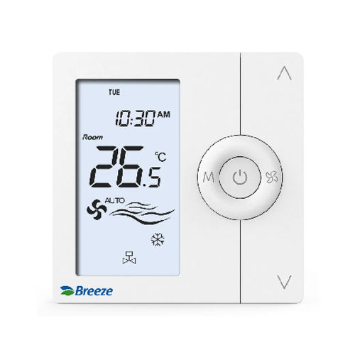Digitales Thermostat - BC103-4EDM - Breeze Controls - programmierbar / Raum / für Klimaanlagen