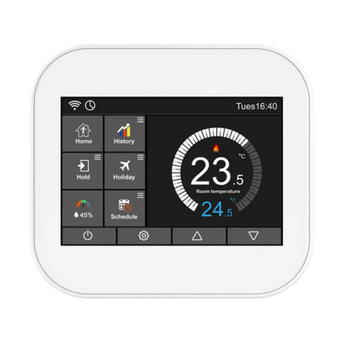 Elektronisches Thermostat - BC207-E - Breeze Controls - programmierbar / für Fußbodenheizung / für Wandeinbau