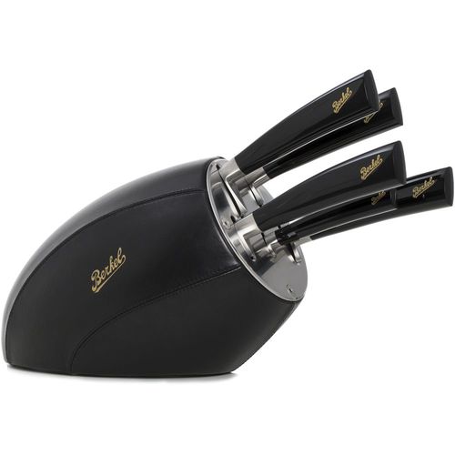 Leder-Messerblock - ELEGANCE SENSE BLACK + ELEGANCE SET - Berkel