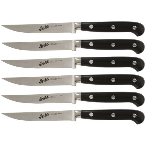 Steakmesser mit Harzgriff - ADHOC SET OF 6 PLAIN - Berkel - mit Edelstahlklinge