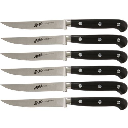 Steakmesser mit Harzgriff - ADHOC SET OF 6 SERRATED - Berkel - mit Edelstahlklinge