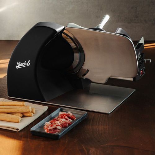 Lebensmittel-Schneidemaschine / für Brot - HOME LINE 200 PLUS MATTE BLACK - Berkel - Käse / Obst / Gemüse