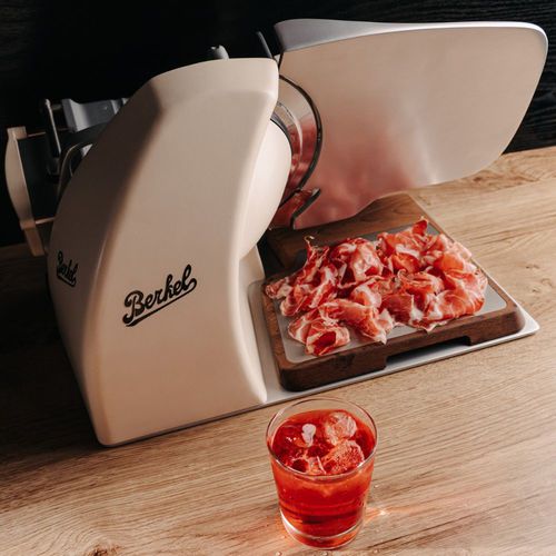 Lebensmittel-Schneidemaschine / für Brot - HOME LINE 250 PLUS MATTE CREAM - Berkel - Käse / Obst / Gemüse