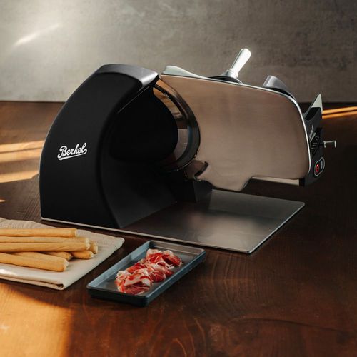 Lebensmittel-Schneidemaschine / Käse - HOME LINE 250 PLUS MATTE BLACK - Berkel - Obst / Gemüse / für Fleisch- und Wurstwaren