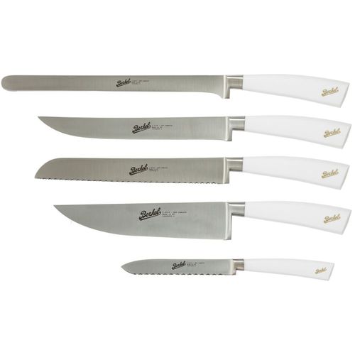Küchenmesser mit Harzgriff - ELEGANCE SET OF 5 WHITE - Berkel - mit Edelstahlklinge