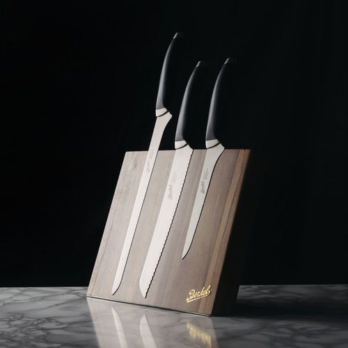 Küchenmesser mit Kunststoffgriff - TEKNICA SET OF 3 BLACK - Berkel - mit Edelstahlklinge