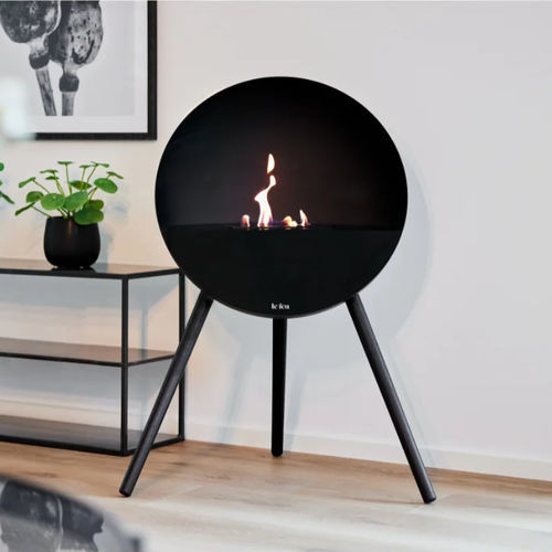 Bioethanol-Kamin - Eye - Le Feu - bodenstehend / Einseitig / offene Feuerstelle