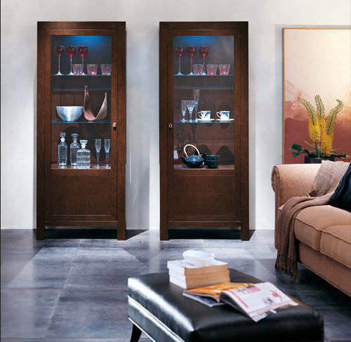 Moderne Vitrine - JAMILA - BAMAX - Eiche