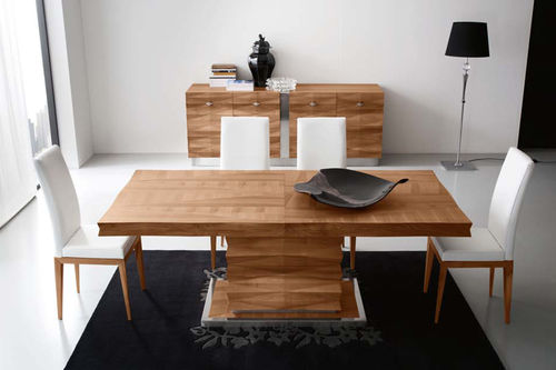 Moderner Tisch - DIAMANTE - BAMAX - Holz / rechteckig / ausziehbar