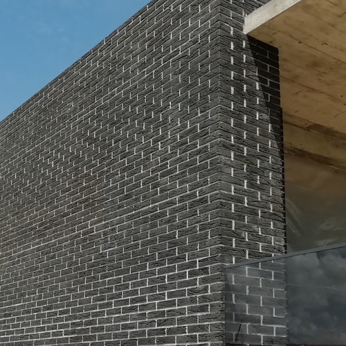 Ziegel für Fassaden - TFV Negro la Plata - Vale de Gândara - für Wand / perforiert / Klinker