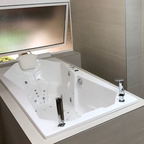 Freistehende Badewanne - JOUVENCE 180 - Preti - zur beruflichen Nutzung / Acryl / Stil