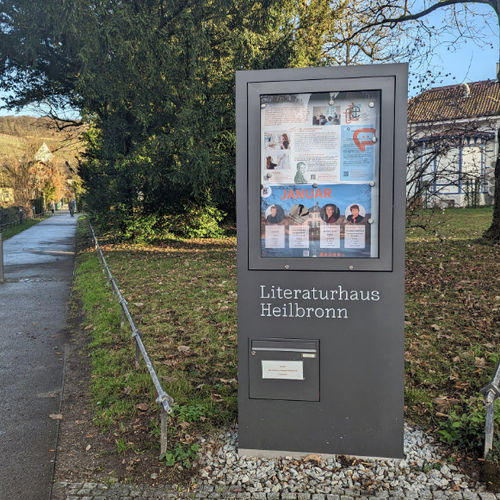 Stele zur Beschilderung - Menn Werbetechnik - für öffentliche Bereiche / für öffentliche Einrichtungen / für städtische Bereiche
