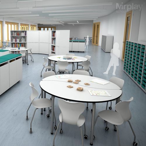 Stuhl für Schulen - Mia - Mirplay School - modern / für den Innenraum / Polypropylen
