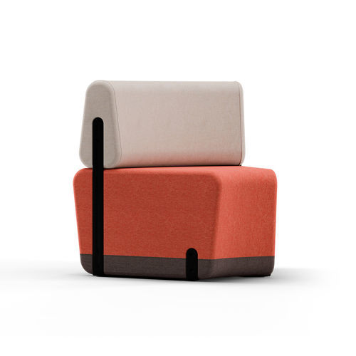 Modulare Polsterbank - Kalin Curved  - Mirplay Objektmöbel - modern / Stoff / Holz
