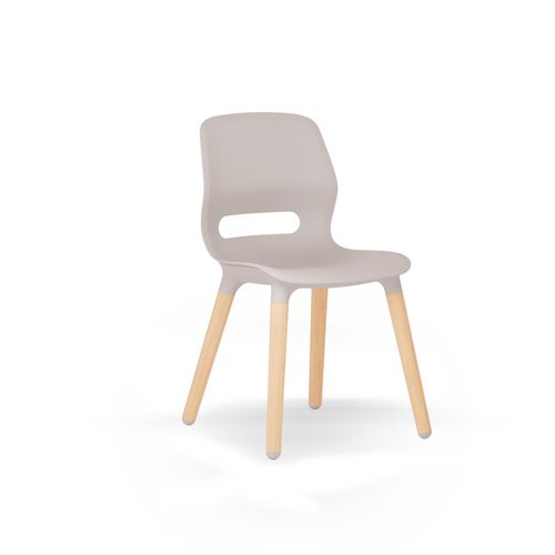 Moderner Stuhl - Jun - Mirplay Objektmöbel - für den Innenraum / Polypropylen / Gestell aus Holz