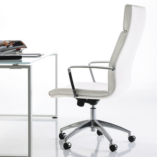 Moderner Chefsessel - CALYPSO - Gierre Sedute - Leder / Stoff / Metall