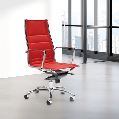 Moderner Chefsessel - KRISTAL - Gierre Sedute - Leder / Stoff / Stahl