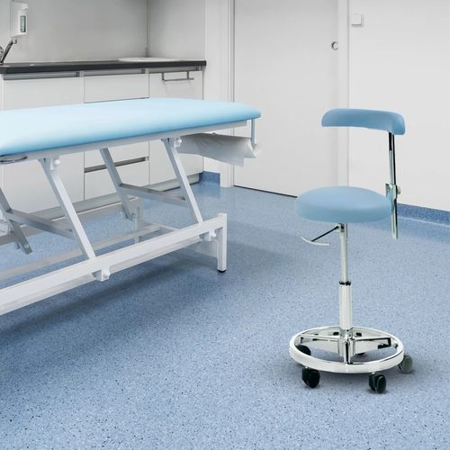 Moderner Hocker - 610 - Gierre Sedute - Stoff / Leder / Gestell aus Stahl