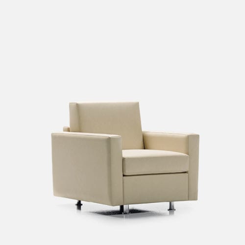 Moderner Sessel - IDEAL - Gierre Sedute - Leder / Metall / individuell gestaltbar
