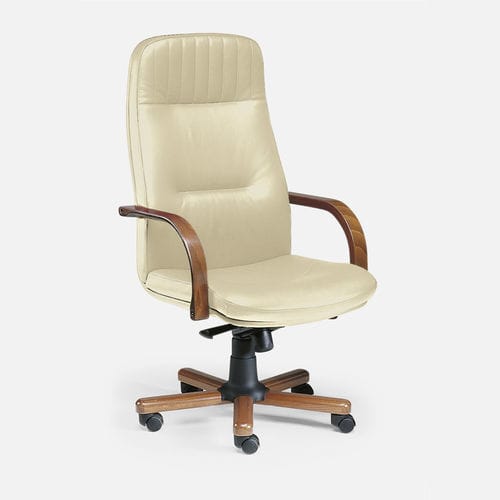 Moderner Chefsessel - ARCADIA - Gierre Sedute - Leder / Stoff / Metall