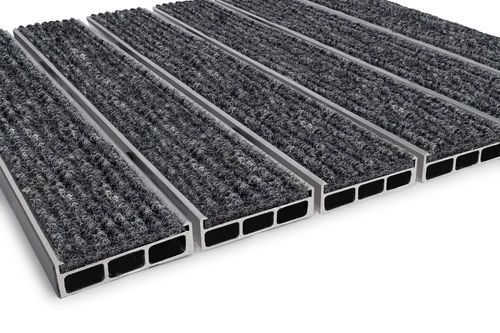 Eingangsmatte für Supermärkte - Clean Ryps Premium - TechemMatten - für öffentliche Einrichtungen / für Gebäude / für öffentliche Bereiche