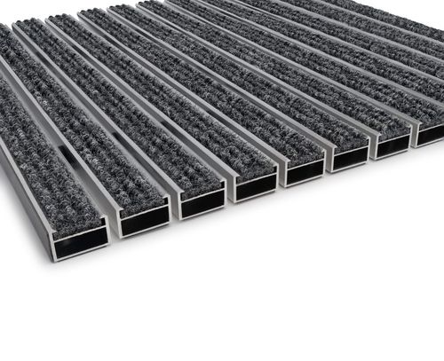 Eingangsmatte für öffentliche Einrichtungen - Clean System Strong (profile 2,5 mm) - TechemMatten - für Gebäude / für Einkaufszentrum / für Flughafen