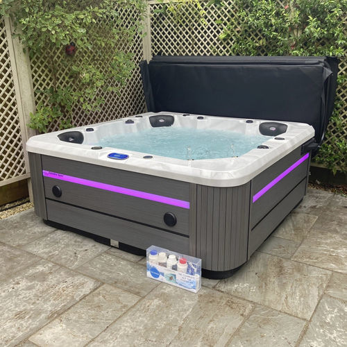 Whirlpool zum Aufstellen - CX-5 A - Catalina Spas - quadratisch / Fünfsitzer / Edelstahl