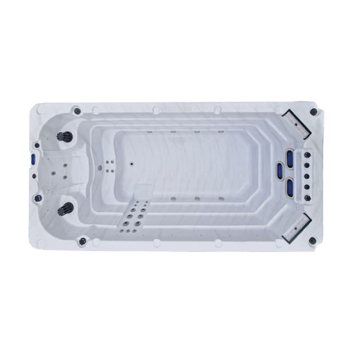 Schwimm-Hot-Tub / zum Aufstellen - Amazon 4.8 - Catalina Spas - rechteckig / 1 Platz / Edelstahl