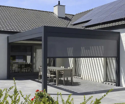 Selbsttragende Pergola - EZ Cover™ Roller Blind - Catalina Spas - Polyester / PVC / Aluminium