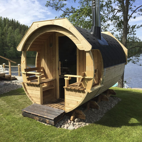 Finnische Sauna - Deluxe 3m - Catalina Spas - elektrisch / für Privatgebrauch / Kiefer
