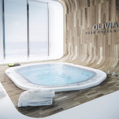 Einbau-Whirlpool - Olivia - Catalina Spas - zum Aufstellen / andere Formen / sieben Personen