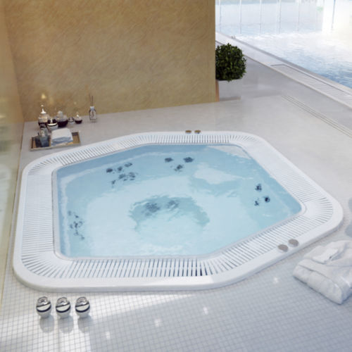 Einbau-Whirlpool - Classic - Catalina Spas - zum Aufstellen / sechseckig / Fünfsitzer