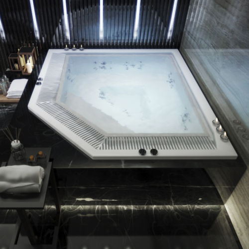 Einbau-Whirlpool - Janette - Catalina Spas - zum Aufstellen / für Eckeinbau / Viersitzer