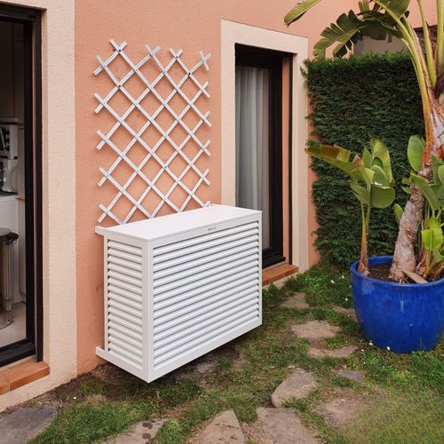 XL-Klimaanlagenabdeckung - GAMME ALU XL - DECOCLIM - für Außenbereich / bodenstehend / wandmontiert