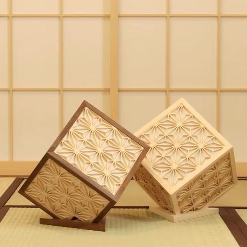 Bodenlampe - KUMIKO SHOJI - Kitsutaka Co., Ltd. - Holz / klassisch / schnurlos