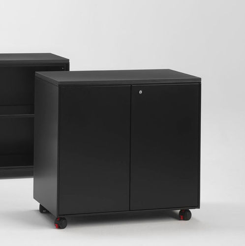 Freistehendes Ablagemöbel - A80R - Emme Italia srl - bodenstehend / mit Rollen / modern