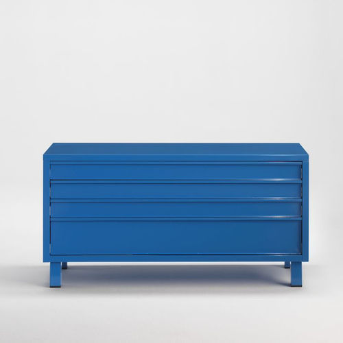 Moderne Kommode - ICON MADIA - Emme Italia srl - Stahl / rechteckig / 4 Schubladen