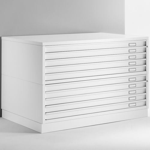 Stahl-Planmöbel - M200 - Emme Italia srl - für professionellen Einsatz / 10-Schubladen
