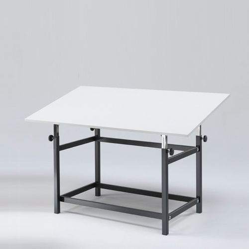 Moderner Zeichentisch - QSA - Emme Italia srl - Holz / Gestell aus Stahl / rechteckig
