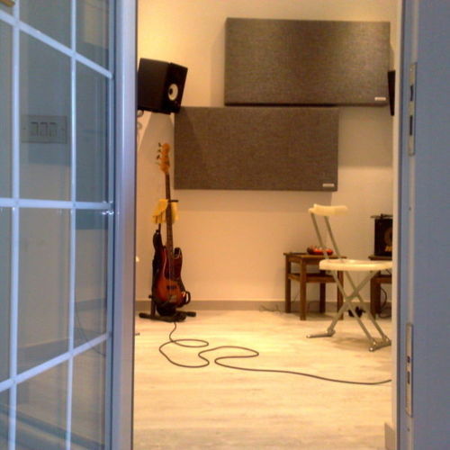 Schallschluckplatte für Wand - KOMBAT 10 - Oudimmo Acoustic Design - für Decke / Stoff / rechteckig