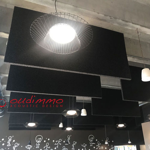 Hängende Schallschluckplatte - STRATOCELL® - Oudimmo Acoustic Design - für Wand / für Decke / Tisch
