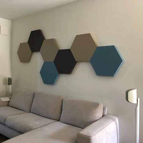 Schallschluckplatte für Wand - EXIST FIRESAFE - Oudimmo Acoustic Design - für Trennwand / Tisch / Stoff