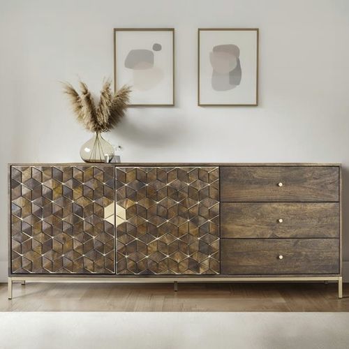 Modernes Sideboard - 1695 - Giner y Colomer - Metall / Holz / mit Schubladen