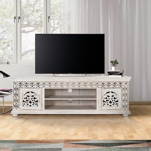 Landhausstil-Fernsehmöbel - 1518 - Giner y Colomer - mit Regal / mit 2 Türen / handgefertigt