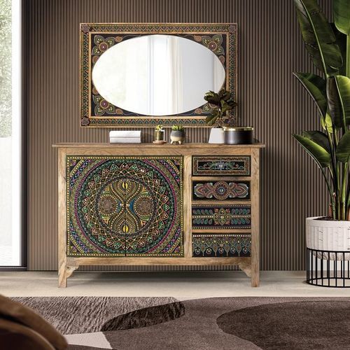 Modernes Sideboard - 1446 - Giner y Colomer - Holz / handbemaltes Holz / mit Schubladen